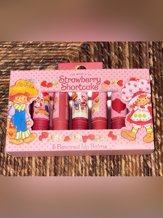 Other - Strawberry Shortcake Moisturizing Lip Balm Set — 5 Flavors